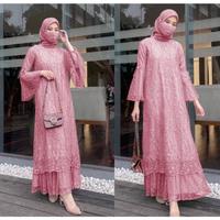 Gambar Dijual NHN - GAMIS SYARI MAXI GELA MAXI DRESS - Lilac L Berkualitas dari gebang, undefined 5 Tokopedia