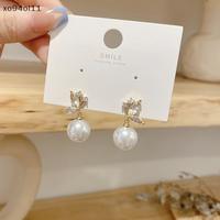 Gambar 5 pcs Xo Anting Liontin Mutiara Indah Baru Fashion Temperamen Anting dari nerisshopy undefined 2 Tokopedia