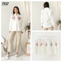 Gambar Mitoz Atasan Blouse Putih Wanita Lengan Panjang Fashion Import Casual dari tuti yanah undefined 1 Tokopedia
