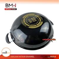 Gambar Wajan Enamel Teflon Hitam Kuali Penggorengan - 34CM dari Cetakan Setia undefined 3 Tokopedia