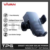Gambar VIVAN ECH01 CAR PHONE HOLDER MOBIL SMART SOLAR POWER ELECTRIC WIRELESS dari CLASS PREMIUM ID undefined 1 Tokopedia