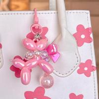 Gambar Rasa Fashion Stereo Lucu Gantungan Kunci Anjing Jelly Balloon Keychain - Purple dari CastlePeak undefined 4 Tokopedia