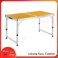 Gambar Meja Lipat Lubang Tengah Jualan Bazar Lapak Cafe Anti UV Kokoh - Kayu Merah, Packing Standar dari Permata Lestari 96 undefined 1 Tokopedia