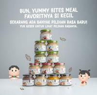 Gambar NEW YUMMY BITES MEAL STEP 1/2/3 - BUBUR BAYI SIAP SANTAP SUKAWATI. - S.1 Pear&Rice dari Sukawati. undefined 3 Tokopedia