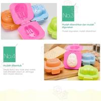 Gambar Cetakan Nasi & Telur Bento Bekal Anak sekolah 3D /  kotak makan anak - Love dari babalil undefined 5 Tokopedia