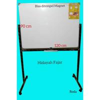 Gambar WHITEBOARD STANDING KAKI - PAPAN TULIS STANDING 90 X 120 TERLARIS dari DafaXStore undefined 3 Tokopedia