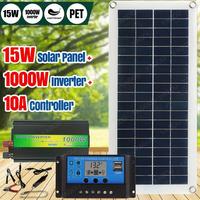 Gambar TGJ 220V Solar Panel Kit Complete Real Power 15W Solar Battery C dari TopGear Jaya undefined 4 Tokopedia