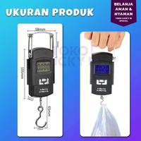 Gambar Timbangan Mini Gantung Besi Koper Bagasi Serbaguna Digital Scale 50kg - Gantung dari Toko.Lucky undefined 5 Tokopedia