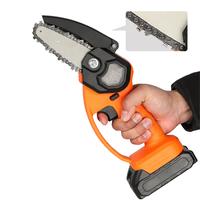 Gambar [Tool] 21V Cordless Electric Chain Saw One-Hand Woodworking Wood dari MOKA FASHIONS undefined 4 Tokopedia