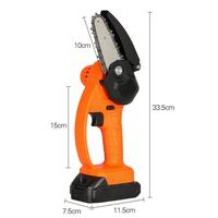 Gambar [Tool] 21V Cordless Electric Chain Saw One-Hand Woodworking Wood dari MOKA FASHIONS undefined 3 Tokopedia