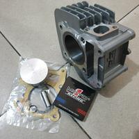 Gambar Blok jupiter z 55 25 130 cc piston moto 1 racing block vega R new bore dari banestoe undefined 4 Tokopedia