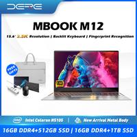 Gambar 「Hadiah Gratis」DERE MBook M12 Laptop Dijual Asli 15.6 Inch 2.5K 2560*1 dari Shani Store548 undefined 1 Tokopedia