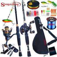 Gambar Sougayilan Set Joran Dan Gulungan Pancing, Set Alat Pancing Joran Dan dari Arinin Store undefined 1 Tokopedia