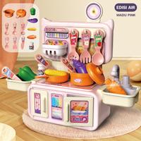 Gambar Mainan Masak Masakan Dapur Set Lengkap Anak Perempuan Murah Besar - Biru dari EVANUSA_NEW undefined 4 Tokopedia