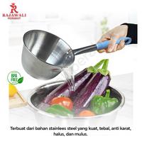 Gambar Panci Susu Panci Gayung Air 16cm Stainless Gagang Warna dari Rajawali Perabot undefined 4 Tokopedia