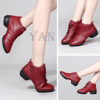 Gambar YAN Sepatu Dance Wanita Sepatu Dansa Latin/ Line Dance Semi Boots - Putih dari toko peklus undefined 1 Tokopedia