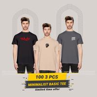Gambar Kaos Distro Pria Wanita 24s Tebal - Kaos 100 3 Pcs  - BADBOY - ABU TUA-CREAM-ARMY, XL dari SHIFTUPDISTRO undefined 4 Tokopedia