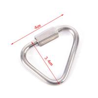Gambar Sissi Triangle Carabiner Stainless Steel Keychain Snap Clip Hook Buckl dari Nusantara store4 undefined 1 Tokopedia