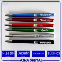 Gambar Pulpen Mekanik Premium Promosi Souvenir | Bolpoin Custom Logo Print UV - Tanpa Kemasan, Biru dari Asha Digital undefined 1 Tokopedia