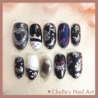 Gambar 3D Heart Flower BW Suga Pearl Nails Custom Fake Nails Kuku Palsu dari adoriaelvarette undefined 2 Tokopedia