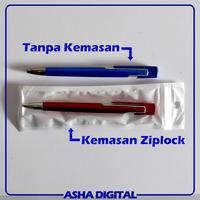 Gambar Pulpen Mekanik Premium Promosi Souvenir | Bolpoin Custom Logo Print UV - Tanpa Kemasan, Biru dari Asha Digital undefined 3 Tokopedia