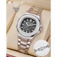 Gambar Jam Tangan Cowok Snille N3002 Analog Tanggal Original Waterproof - Hitam dari Infinitytime_id undefined 4 Tokopedia