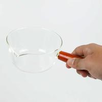 Gambar Panci Kaca Glass Cooking Pot Borosilicate Wooden Handle - Transparan, 600ml dari ABCDapur undefined 5 Tokopedia