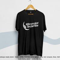 Gambar kaos masyarakat tanpa riba / baju masyarakat tanpa riba - Hitam, XL dari Gerai Kaos Custom undefined 1 Tokopedia