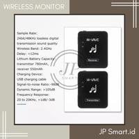 Gambar M-VAVE M VAVE IEM Wireless Ear Monitor Personal earphone Wave Audio dari Adam Gatotkaca undefined 5 Tokopedia