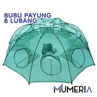 Gambar Perangkap Bubu Payung 8 Lubang Alat Jaring Pancing Jala Ikan Udang dari Farmazo undefined 1 Tokopedia