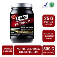 Gambar L-Men Platinum Vanilla Caramel 800 gram 25 gram protein - Suplemen dari destine shop-01 undefined 2 Tokopedia