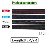 Gambar Trim Stiker Strip List Kulit Dekorasi Interior Mobil Gap Dashboard - Black, 0.5M dari IDT4 undefined 3 Tokopedia