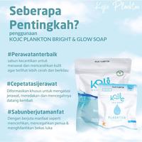 Gambar KOJIC PLANKTON BRIGHT GLOW SOAP 40 90 gr FACIAL SOAP SABUN WAJAH - 40gr KECIL dari Jojo Shop Official undefined 2 Tokopedia