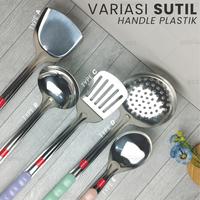 Gambar Centong Nasi Stainless Murah Handle Plastik Tipe E - HIJAU dari Bandung Grup Stainless undefined 5 Tokopedia