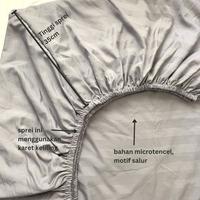Gambar Pillow Lab Bed Sheet Microtencel Classica Stripped 160x200x35 - CAMEO CREAM dari Pillow Lab_NEW undefined 3 Tokopedia