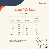 Gambar Pawlovin - Baju Anjing & Baju Kucing Lauren Polo Dress - Orange, Size XL dari PAWLOVIN undefined 3 Tokopedia