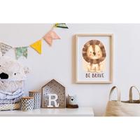 Gambar NURSERY WALL ART WITH FRAME - SAFARI ANIMAL SERIES | Dekorasi Dinding dari hqjqka undefined 4 Tokopedia