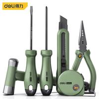 Gambar Deli 2/4/6 Pcs Green Hand Tools Set Multifunctional Electrician dari Hilal-Shops undefined 1 Tokopedia
