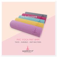 Gambar MATRAS YOGA HAPPY FIT/YOGA MATT HAPPY FIT 8MM ORIGINAL BONUS TAS dari Aprilians77 undefined 1 Tokopedia