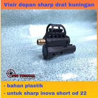 Gambar VISIR DEPAN PLASTIK DRAT KUNINGAN PISIR DEPAN  INOVA dan CANON 737 - 149 dari sukh0i undefined 2 Tokopedia