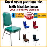 Gambar Premium Kursi susun MBS kwalitas premuim rangka tebal 1,2 Kursi gereja dari ROJO MEBEL undefined 1 Tokopedia