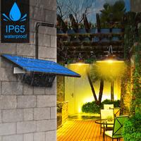Gambar Lampu Gantung Hias Outdoor Solar Power Ip65 Cool White 2 Lamp Black dari Dekaem Store undefined 4 Tokopedia