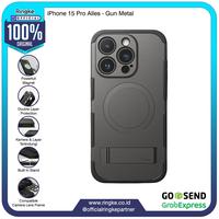 Gambar Ringke Casing Compatible For iPhone 15 Pro Max Alles Gun Metal Abu Case Magsafe Magnetik Anti Yellowing Stand Dudukan Penyangga Tatakan Softcase Tipis Melindungi Layar Kamera Hardcase Full Cover Slim Armor Tough Rugged Cover Shockproof Military Drop dari OfficialStoreRingke undefined 1 Tokopedia