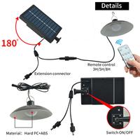 Gambar Lampu Gantung Hias Outdoor Solar Power Ip65 Cool White 2 Lamp Black dari Dekaem Store undefined 5 Tokopedia