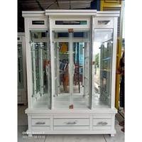 Gambar Buffet Kristal Minimalis 4 Pintu / Lemari Hias / Bufet Pajangan - Pintu 2 dari Cimindi Meubel undefined 3 Tokopedia