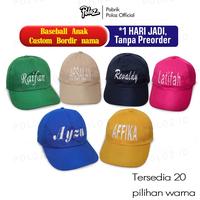 Gambar PRODUK TERBARU! TOPI BORDIR NAMA ANAK TOPI CUSTOM NAMA TOPI BORDIR dari tokobatikintern undefined 1 Tokopedia