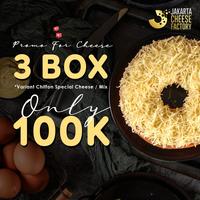 Gambar Paket isi 3 box Chiffon Special Cheese Jakarta Cheese Factory dari aakasian undefined 1 Tokopedia