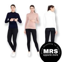 Gambar [PROMO TERBARU] GROSIR BAJU HAMIL MENYUSUI BUNSUI LENGAN PANJANG POLOS dari VANILLA WEAR undefined 2 Tokopedia