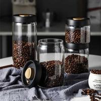 Gambar Toples Kaca Biji Kopi Coffee Beans Vacuum Sealed Air Tight Lid - Hitam Emas, 1200ml dari Online Produk Store undefined 5 Tokopedia