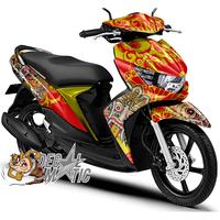Gambar Decal Stiker Full body Yamaha Mio Soul GT 115 125 - Bali Barong 1 - Merah, MIO SOUL dari decalmatic_NEW undefined 3 Tokopedia
